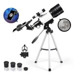 Telescope astronomique r�fracteur � haute transmission tr�pied adaptateur t�l�phonet�lescope 70 mm pour ...