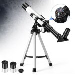 T�lescope astronomique t�lescope r�fracteur portable 40 mm adapt� aux enfants et aux d�butants avec tr�pied ...