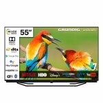 T�l�viseur led - grundig - 55 pouces - 4k ultra hd - smart tv - bluetooth et wifi ready