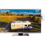 Tlviseur sylvox 22 pouces hd 1080p avec lecteur dvd intgr - idal camping - car