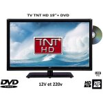 Télévision tv + dvd led 19 12v / 220v camping car Télévision tv + dvd led 19 12v / 220v camping car