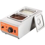 Tempreuse  chocolat commerciale 800 w bain - marie lectrique pour chocolat 2 cuves de 15 l fondoir ...