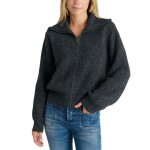 Temps des cerises - pull zipp� - anthracite - 8 ans - gris anthracite - pulls &amp gilets &amp sweats ...