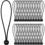 Tendeur �lastique 35�noir bungee tendeur boule(20cm) corde elastique pour bache elastique crochet portable ...
