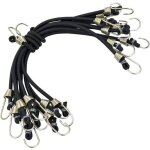 Tendeur elastique avec crochet 10 pcs 25cm sangles de rangement robustes universels tendeurs sandow pour ...