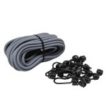 Lot de rouleau tendeur 10 m � 8 mm avec 20 crochets werka pro