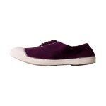 Tennis � lacets bensimon - prune