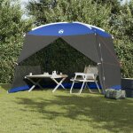 Tente anti moustiques de camping avec porte bleu 5 personnes imperm�able