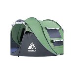 Tente autod�ployable pop up 4 personnes 200x280 cm vert id�ale pour camping plage festivals d�ploiement ...