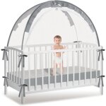 Tente de berceau sécuritaire premium pour empêcher bébé de grimper couverture de berceau maillée avec ... Tente de berceau sécuritaire premium pour empêcher bébé de grimper couverture de berceau maillée avec ...