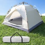 Tente de camping 3 - 4 personnes tente automatique instantane tente pop - up ultra lgre impermable ...
