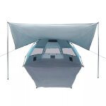 Tente de camping avec auvent 3 - 4 personnes imperm�able tente de plage pop - up automatique anti uv ...