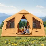 Tente de camping - tente gonflable glamping 8 - 12 personnes avec pompe installation facile