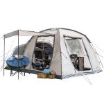 Tente dme camping - skandika bergen 5 protect - 5 personnes - tapis de sol cousu - hauteur 230 cm - ...