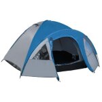 Tente double paroi tente dme igloo extrieur pour 4 personnes 4 saisons tanche avec moustiquaire bleu ...