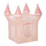 Tente enfant chteau h78cm rose - atmosphera createur dinterieur
