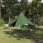 Tente familiale tipi verte 12 personnes imperméable Tente familiale tipi verte 12 personnes imperméable