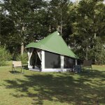 Tente familiale - tipi verte - 6 personnes - �tanche - 404x370x270 cm