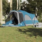 Tente familiale tunnel - vidaxl - 8 personnes - impermable - 560 x 200 x 210 cm - bleu