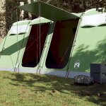 Tente familiale tunnel - vidaxl - 8 personnes - imperm�able - 698x315x200 cm - vert - 4 chambres - 2 ...
