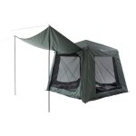 Tente gonflable avec pompe - pour 4 - 5 personnes - 233 * 233 * 185cm - coupe - vent et impermable - ...