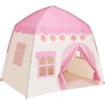 Tente de jeu princesse pour filles tipi rose avec lumi�res �toiles maison de conte de f�es
