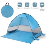 Tente de plage - haopyou - pop - up anti uv - 4 � 5 personnes - montage instantan� - portatif