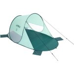 Tente de plage pop - up pavillo quick - 2 places - bestway - polyester - protection anti - uv - sac de ...