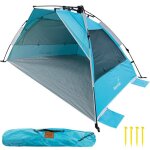Tente de plage skandika skal - coupe - vent parasol abri soleil vent - quick - start - protection uv ...