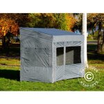 Tente pliante chapiteau pliable tonnelle pliante barnum pliant flextents pro trapezo 3x3m gris avec 4 ... Tente pliante chapiteau pliable tonnelle pliante barnum pliant flextents pro trapezo 3x3m gris avec 4 ...