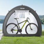 Tente de rangement vélo - extérieure étanche en éventail à deux portes pour 4 à 5 vélos Tente de rangement vélo - extérieure étanche en éventail à deux portes pour 4 à 5 vélos