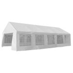 Tente de rception - happy garden - zonda - 5x10m - toile renforce - autoportante