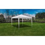 Tente de rception blanc 3x3 m polythylne tonnelle de jardin stable et durable chapiteau de reception ...