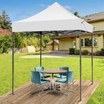 Tente de réception pliante 2x2m robuste sans parois latérales chapiteau de fête extérieur commercial ... Tente de réception pliante 2x2m robuste sans parois latérales chapiteau de fête extérieur commercial ...