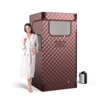 Tente sauna vapeur portable costway générateur de vapeur 3 l&télécommande&masseur de pieds en bois 91x91x183cm ... Tente sauna vapeur portable costway générateur de vapeur 3 l&télécommande&masseur de pieds en bois 91x91x183cm ...