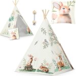 Tente tipi nukido pour enfant - beige