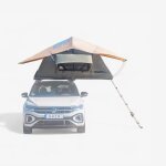 Tente de toit owen - 2 - 3 pers. - chelle matelas anti - condensation bche pvc - impermabilit 3500mm ...