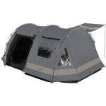Tente tunnel familiale - skandika kambo 6 - 6 personnes - 480 x 360 cm - 3 entr�es - marquise