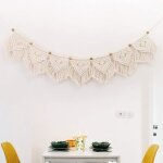 Tenture murale tissee en macrame boho chic maison bohemienne decoration dart geometrique belle l�g�re ...