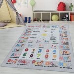 Teppium tapis enfant tapis déveil tapis dapprentissage coloris gris 80x120 cm tapis chambre enfant tapis ... Teppium tapis enfant tapis déveil tapis dapprentissage coloris gris 80x120 cm tapis chambre enfant tapis ...