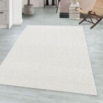 Teppium tapis de salon moderne uni naturelle chin� 200x290 cm - boucles courtes entretien facile tapis ...