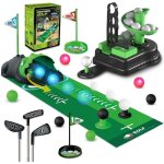 Terramus set de golf enfant avec retourneur ? clubs ajustables et balles lumineuses ? jeu �ducatif petits ...