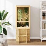 Terrarium - mothinessto - mot10694 - 50 x 50 x 80 cm - osb et verre - thermom�tre int�gr�