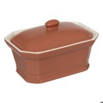 Terrine  foie gras en cramique blanc - 5 five simply smart - rouge