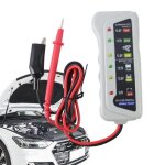 Testeur de batterie automobilevoyant led haute prcision 6v 12v analyseur de batterie automatique - avec ...