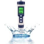 Testeur de ph lectronique 5 en 1 mesure le ph le tds et lec la salinit et la temprature testeur de ...