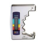 Testeur de piles universel numrique digital pour aa aaa c d n 9v 1. 5v piles bouton mini batteries