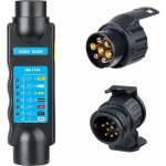 Testeur remorque 7 broches testeur prise remorque 7 broches 12v testeur feux remorque c�ble c�blage circuit ...