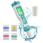 Testeur de sel et ph - m�tre 8 en 1 pour piscine salinim�tre num�rique et testeur de ph pour aquarium ...