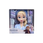 Tete a coiffer elsa 14 accessoires coiffure - reine des neiges - poupee disney princesse blonde - set ...